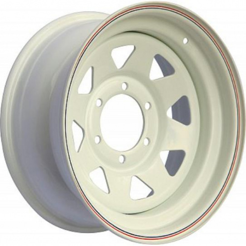 Off Road Wheels Toyota 8x16 5*150 ET-25 DIA113.1 White Штампованный