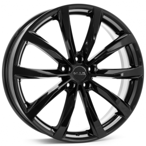 MAK Wolf 7.5x17 5*110 ET30 DIA65.1 Gloss Black Литой