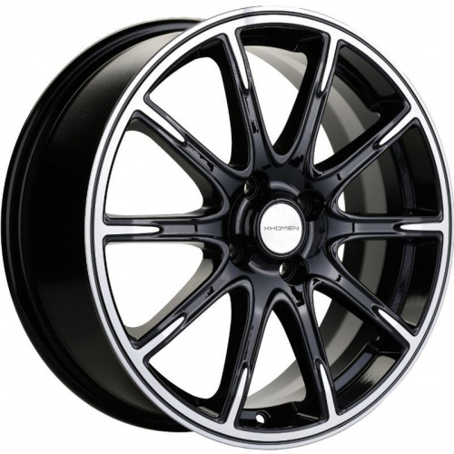 Khomen KHW 1707 6.5x17 4*98 ET38 DIA58.6 Black-FP Литой