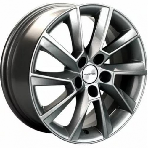 Khomen KHW 1507 6x15 5*105 ET39 DIA56.6 Gray-FP Литой