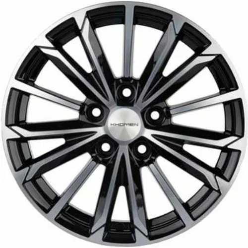 Khomen KHW 1611 6.5x16 5*108 ET50 DIA63.3 Black-FP Литой