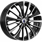K&K Flanker 6.5x17 5*110 ET39 DIA65.1 Алмаз черный Литой