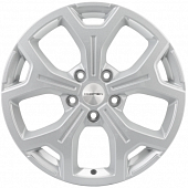 Khomen KHW 1710 6.5x17 5*108 ET50 DIA63.3 F-Silver Литой