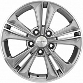 Khomen KHW 1603 6x16 5*114.3 ET43 DIA67.1 G-Silver-FP Литой