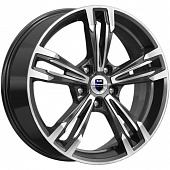 K&K Karrera Light 7x18 5*115 ET45 DIA70.1 Алмаз черный Литой