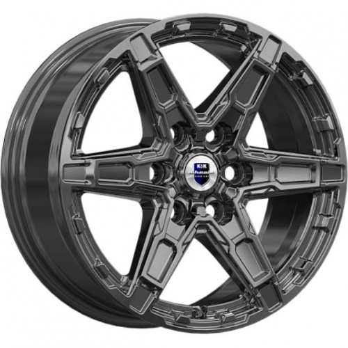 K&K Дистрикт 8x18 6*114.3 ET42 DIA66.1 Черный Литой
